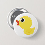Rubber Duckie Ronde Button 5,7 Cm (Voorkant /achterkant)