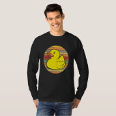 Rubber Duckie Rubber Duck Bath Retro T-shirt (Voorkant volledig)