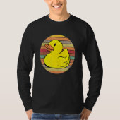 Rubber Duckie Rubber Duck Bath Retro T-shirt (Voorkant)