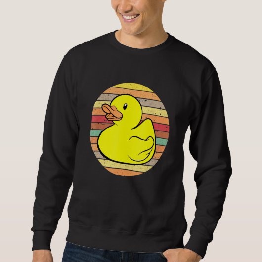 Rubber Duckie Rubber Duck Bath Retro Trui (Voorkant)