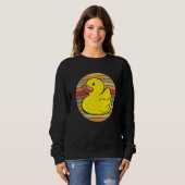 Rubber Duckie Rubber Duck Bath Retro Trui (Voorkant volledig)