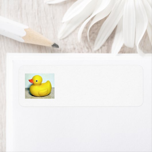 Rubber Duckie Schattige Kinder Speelgoed Etiket (Insitu)