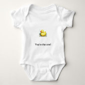 Rubber Duckie Schattige Kinder Speelgoed Romper (Voorkant)