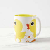 Rubber Duckie Tweekleurige Koffiemok (Voorkant rechts)