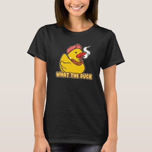 Rubber Duckie Wat De Eend T-shirt (Voorkant)