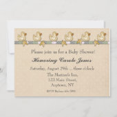 Rubber Duckies Baby shower Kaart (Voorkant)