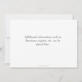 Rubber Duckies Baby shower Kaart (Achterkant)