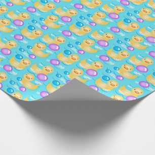 Rubber Duckies & bubbels Cadeaupapier