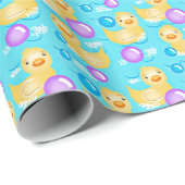 Rubber Duckies & bubbels Cadeaupapier (Rol Hoek)