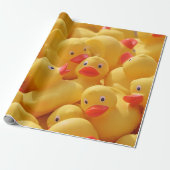 Rubber Duckies Cadeaupapier (Uitgerold)