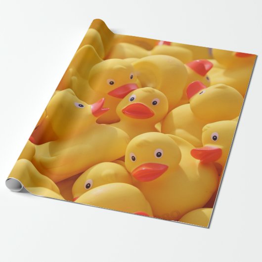 Rubber Duckies Cadeaupapier (Uitgerold)