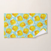 Rubber Ducks Bath Patroon Bad Handdoek (Handdoek)
