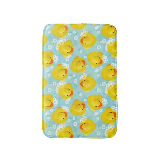 Rubber Ducks Bath Patroon Badmat (Voorkant Verticaal)