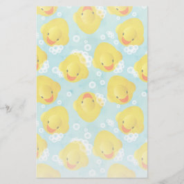 Rubber Ducks Bath Patroon Briefpapier