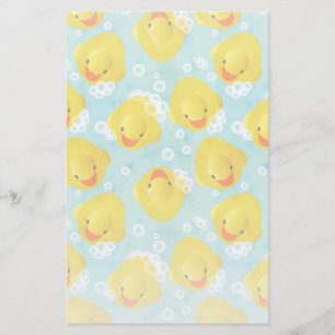 Rubber Ducks Bath Patroon Briefpapier