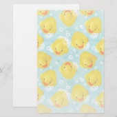 Rubber Ducks Bath Patroon Briefpapier (Voorkant / Achterkant)