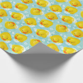 Rubber Ducks Bath Patroon Cadeaupapier (Hoek)