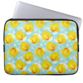 Rubber Ducks Bath Patroon Laptop Sleeve (Voorkant)