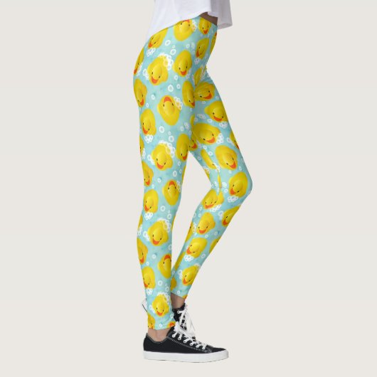 Rubber Ducks Bath Patroon Leggings (Rechts)