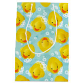 Rubber Ducks Bath Patroon Medium Cadeauzakje (Achterkant)