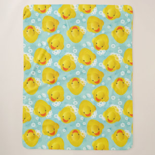 Rubber Ducks Bath Patroon Sherpa Deken