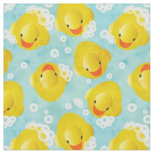 Rubber Ducks Bath Patroon Stof