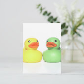 Rubber Ducks Briefkaart (Staand voorkant)