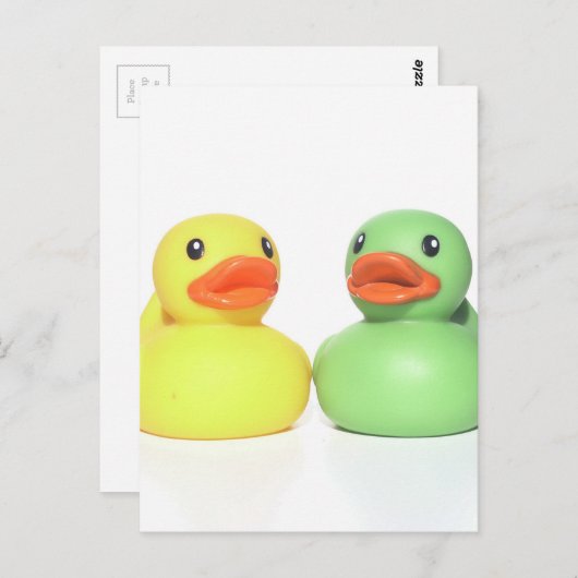 Rubber Ducks Briefkaart (Voorkant / Achterkant)