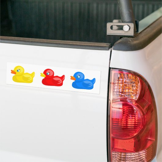 Rubber Ducks Bumpersticker (Op Truck)