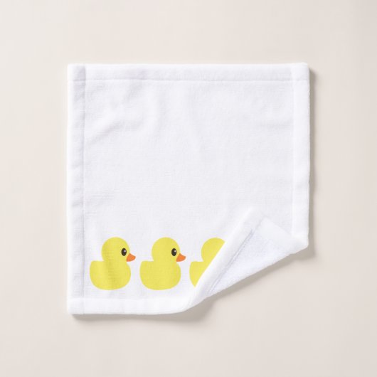 "Rubber Ducks" doekset Bad Handdoek (Wasdoekje)