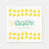 Rubber Ducks Duck Duck Baby baby shower Servet (Voorkant)