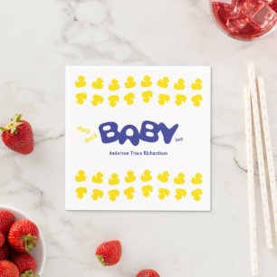 Rubber Ducks Duck Duck Baby baby shower Servet