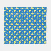 Rubber Ducks Fleece Deken (Voorkant (Horizontaal))