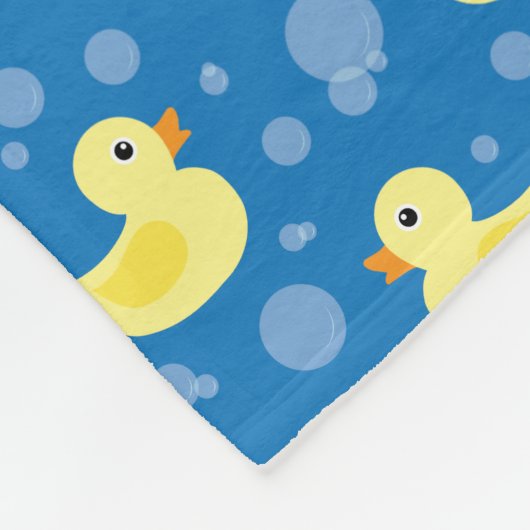 Rubber Ducks Fleece Deken (Hoek)