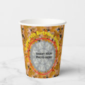 Rubber Ducks Gepersonaliseerde Foto Verjaardagsfee Papieren Bekers (Achterkant)