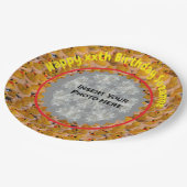 Rubber Ducks Gepersonaliseerde Foto Verjaardagsfee Papieren Bordje (Gekanteld)