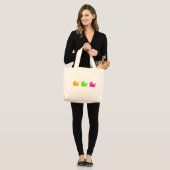 Rubber Ducks Grote Tote Bag (Voorkant (model))