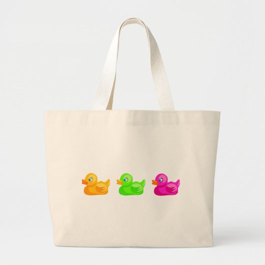 Rubber Ducks Grote Tote Bag (Voorkant)