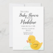 Rubber Ducks Hand Drawn Baby shower Kaart (Voorkant)