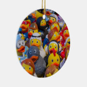 Rubber Ducks Keramisch Ornament (Rechts)