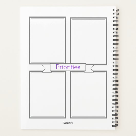 Rubber Ducks Photo Daily Planner - HAMbWG (Achterkant)