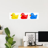 Rubber Ducks Poster (Thuiskantoor)