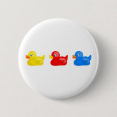 Rubber Ducks Ronde Button 5,7 Cm (Voorkant)