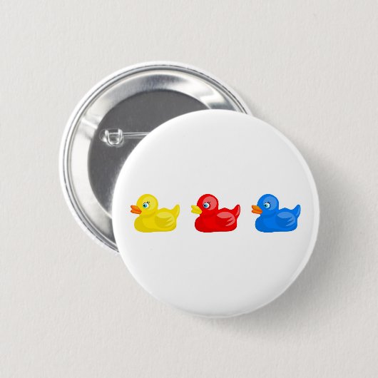 Rubber Ducks Ronde Button 5,7 Cm (Voorkant /achterkant)