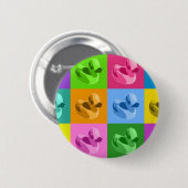 Rubber Ducks Ronde Button 5,7 Cm (Voorkant /achterkant)