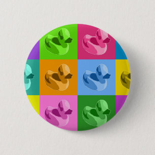 Rubber Ducks Ronde Button 5,7 Cm