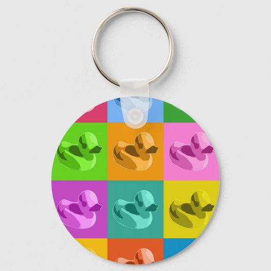 Rubber Ducks Sleutelhanger (Voorkant)