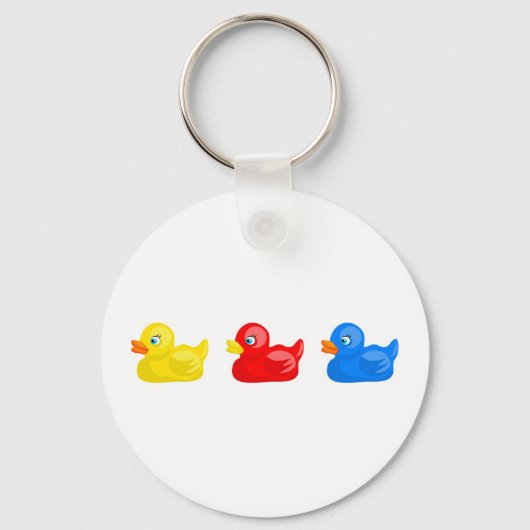 Rubber Ducks Sleutelhanger (Voorkant)