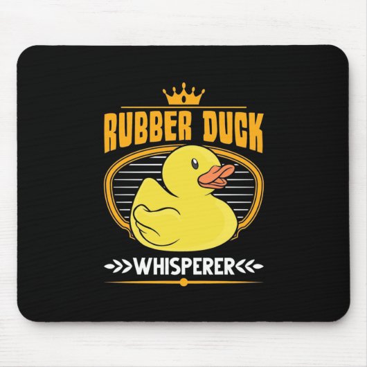 Rubber Ducks Whisperer Muismat (Voorkant)