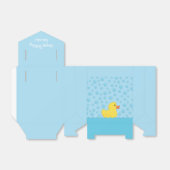 Rubber Ducky 1st Birthday Party Kinder Baby Bedankdoosjes (Uitgevouwen)